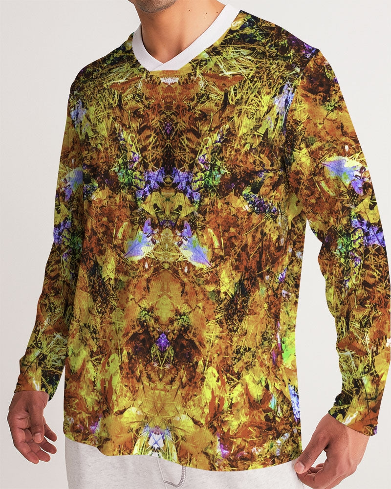 Fall of the Leaf Gods :: Orange :: Men's Long Sleeve Sports Jersey