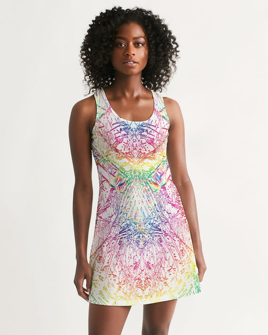 Palm Salad :: Rainbow :: Women's Racerback Dress