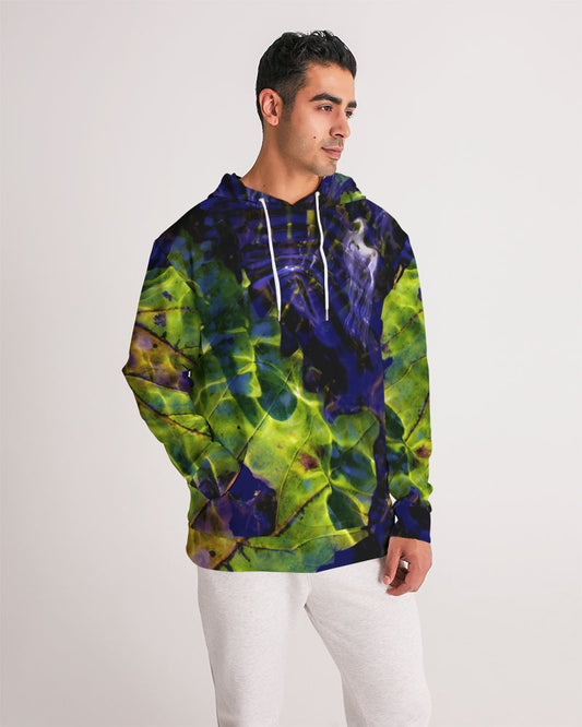 White Rider in Water Ripples Men's Hoodie