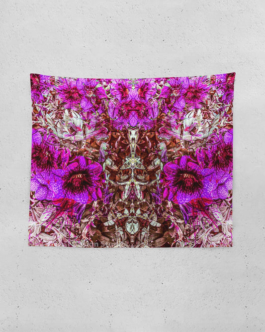 Darth Flower Power :: Pink ::  Tapestry 60"x51"