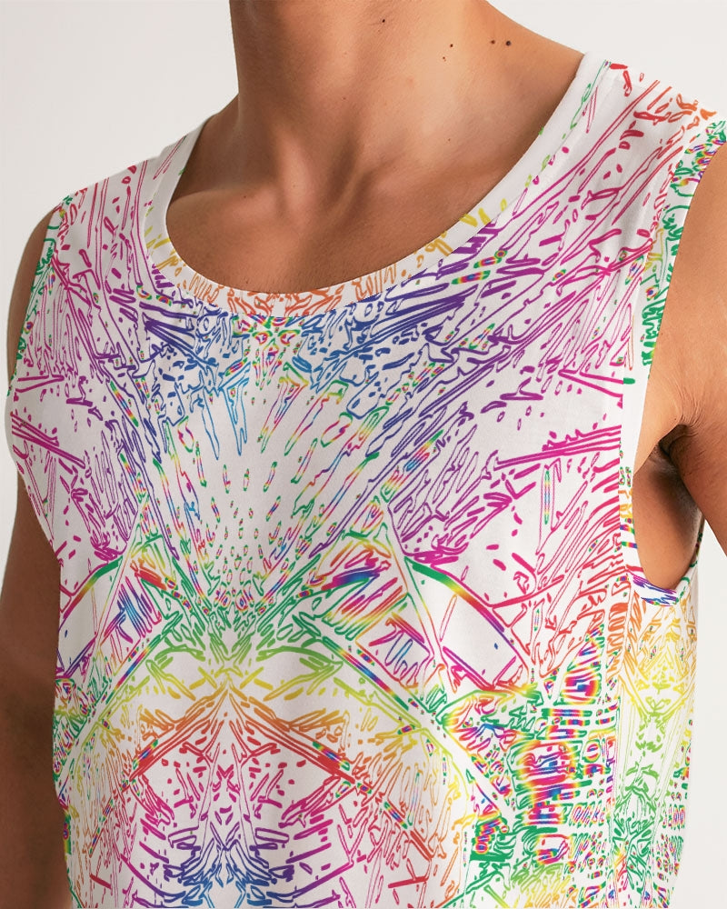 Palm Salad :: Rainbow :: Men's Sports Tank