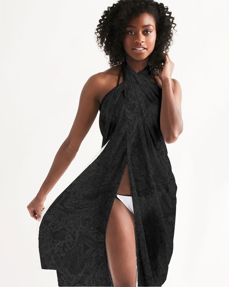 Darth Flower Power :: Black :: Swim Cover Up