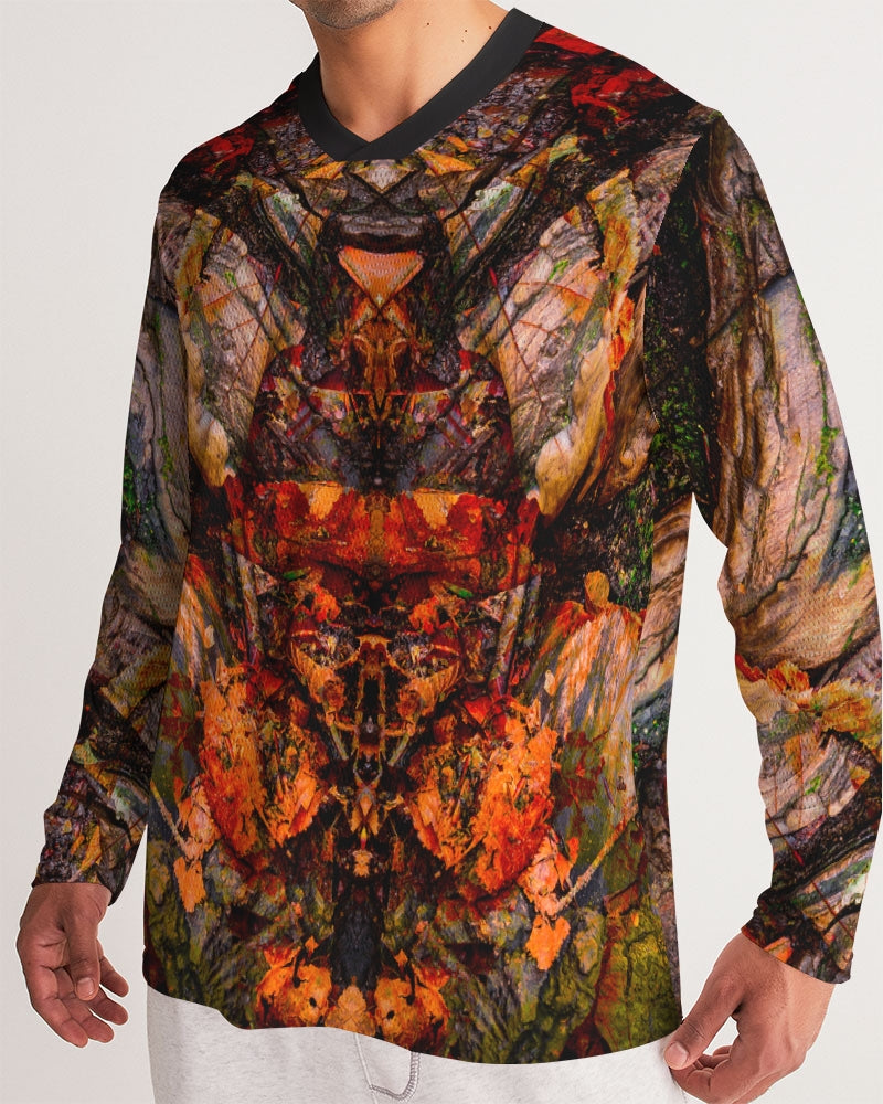 Cycle Rider of Autumn :: Men's Long Sleeve Sports Jersey