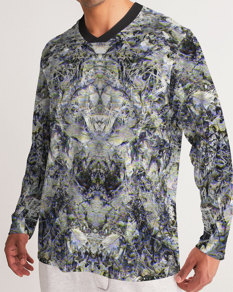 Fall of the Leaf Gods :: Grey :: Men's Long Sleeve Sports Jersey